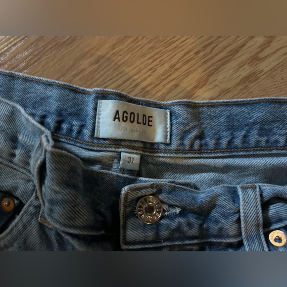 Agolde High Rise Riley straight legJeans - Picture 3 of 3